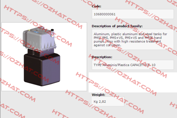 106-800-00061 OMFB Hydraulic