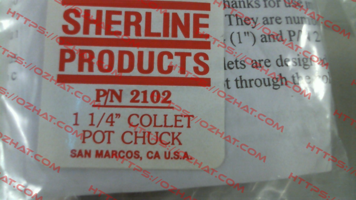 2102 Sherline Products