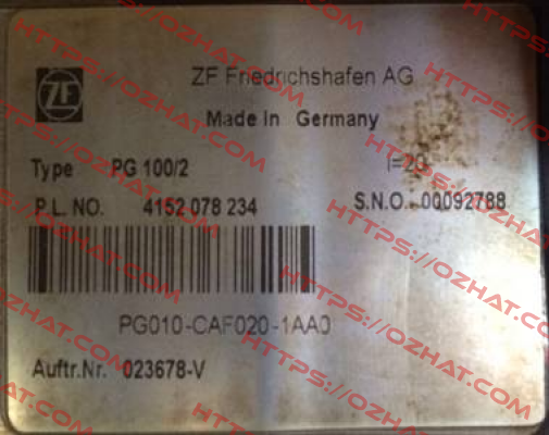 PG 100/2  ZF Friedrichshafen