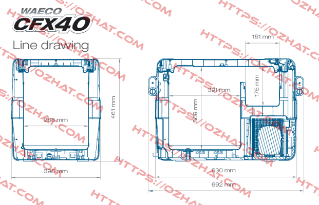 P/N: 9105304048 Type: CFX 40  Waeco