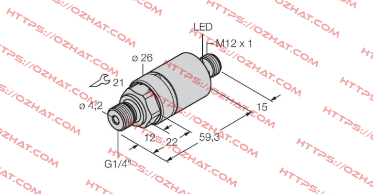 PC003V-204-2UPN8X-H1141 Turck