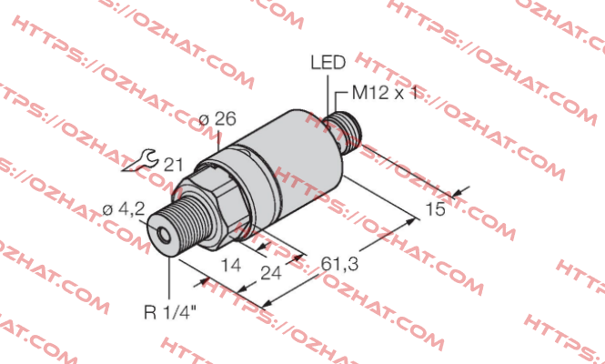 PC001R-210-2UPN8X-H1141 Turck