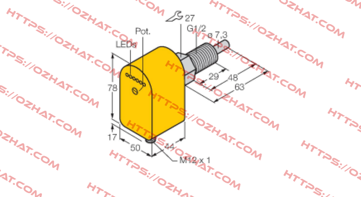 FCS-GL1/2A4P-LIX-H1141 Turck