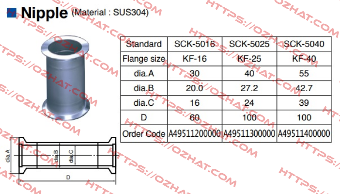 SCK-5025 ULVAC