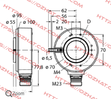 RI-42H25S4-2B2048-12M23 Turck