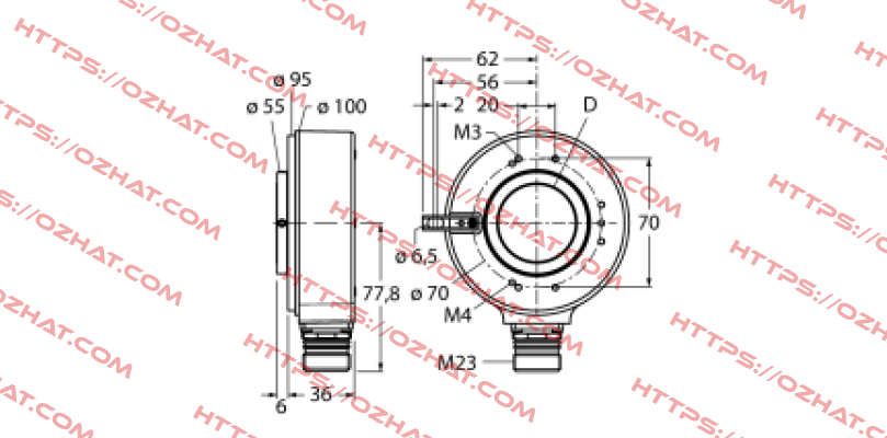 RI-42H30S4-2B1024-12M23 Turck