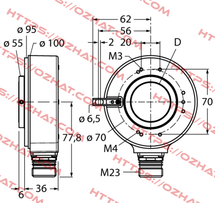 RI-42H30S4-2B2048-12M23 Turck