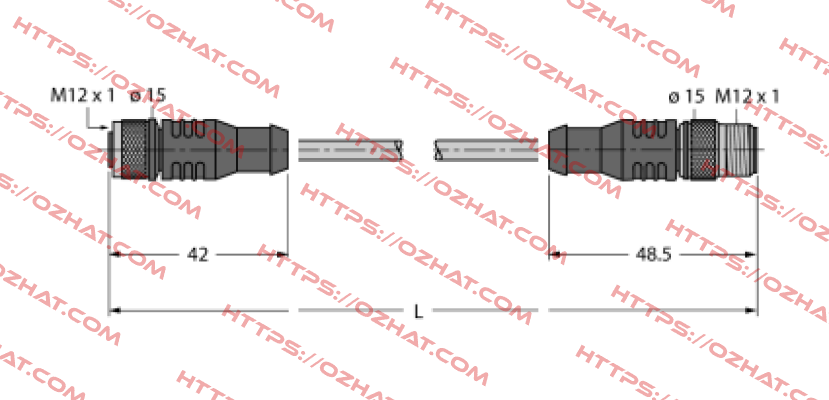 p/n: 8035246, Type: RK4.5T-50-RS4.5T/S2500 Turck