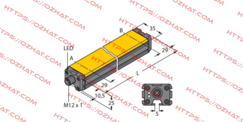 LI1000P1-Q25LM1-LIU5X3-H1151 Turck