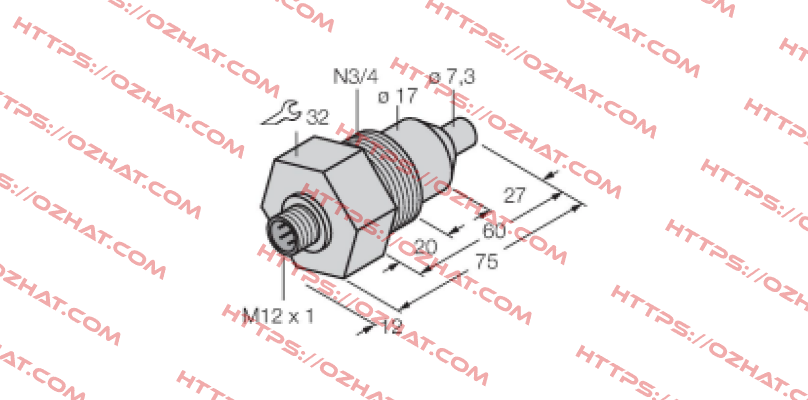 FCS-N3/4A4-NA-H1141/L060 Turck