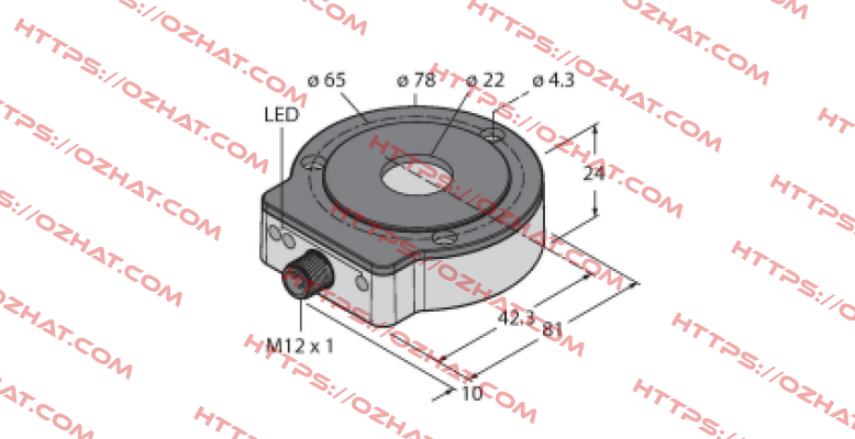 RI360P0-EQR24M0-HESGX25X3-H1181 Turck