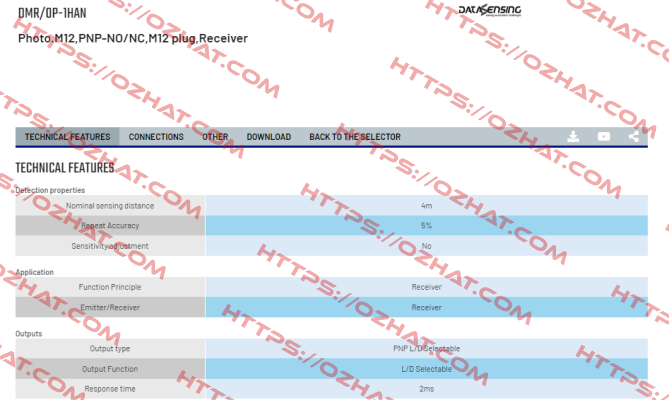 DMR/0P-1HAN Micro Detectors / Diell