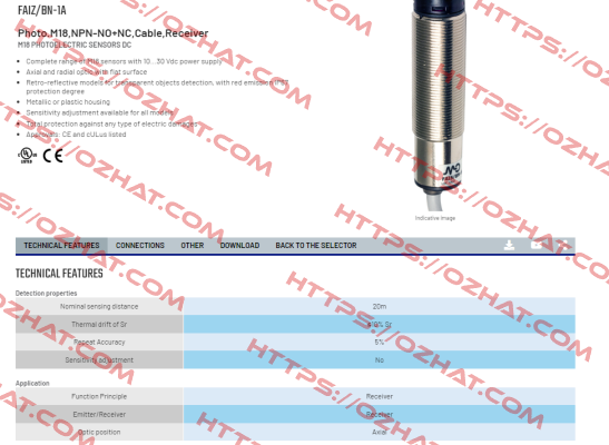 FAIZ/BN-1A Micro Detectors / Diell