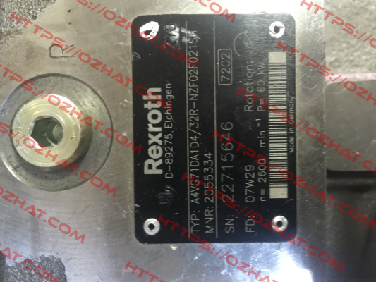 A4VG71DA1D4/32R-NZF02F021SH  Rexroth