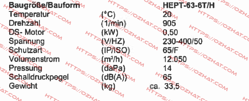 HEPT-63-6T/H  Sodeca