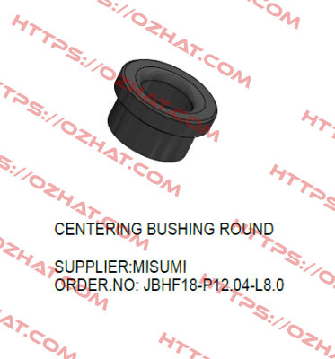 JBHF18-P12.04-L8.0 Misumi