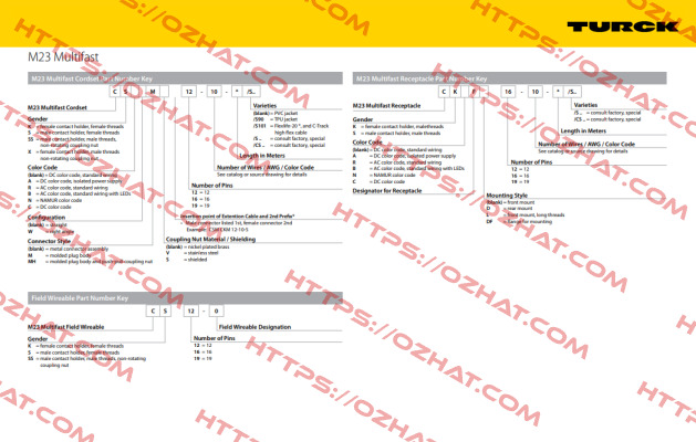 CSWM-CKM12-12-7/S101 Turck