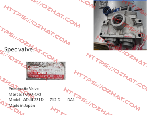 AD-SL231D-712D-DA1  JTEKT FLUID POWER SYSTEMS CORPORATION (ex. Toyooki)