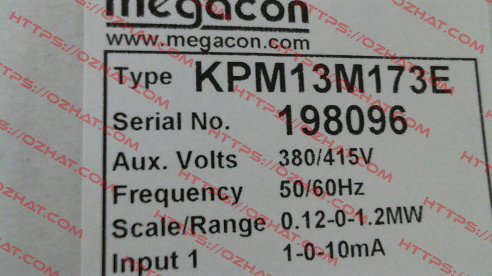 KPM13M173E Megacon