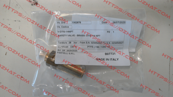 016439169 Nuova General Instruments