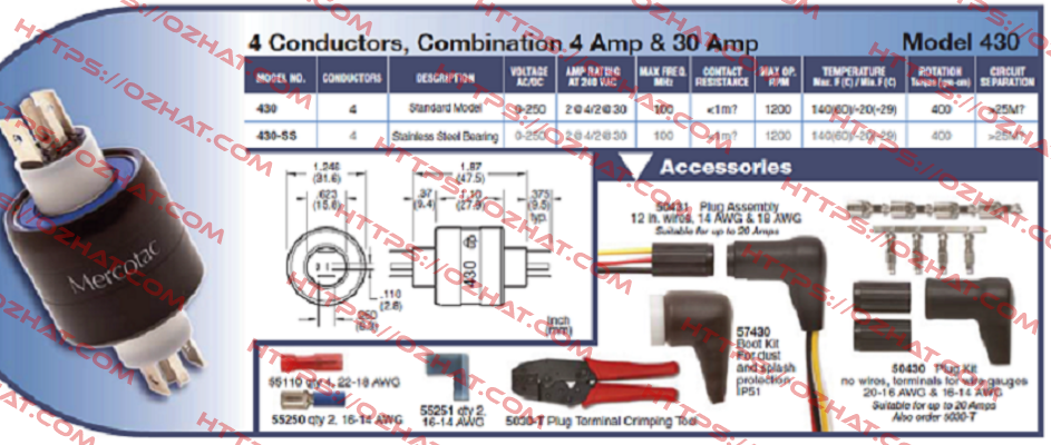 LM04-04300-00 Typ 430  Mercotac