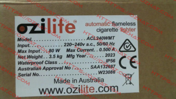 ACL240WMT Ozilite - Automatic