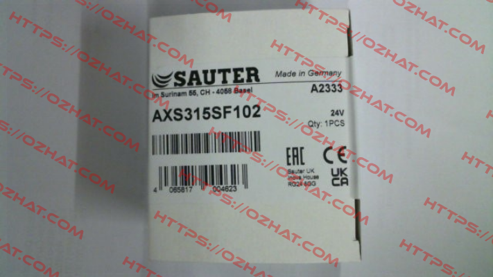 AXS315SF102 Sauter