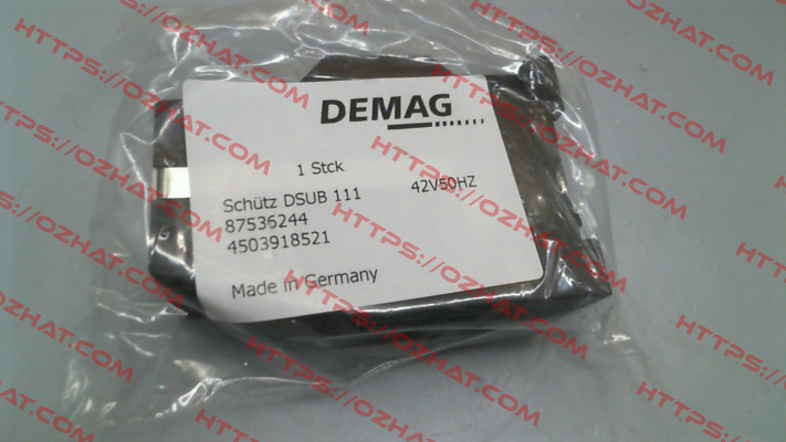 87536244 / DSUB-111 42V50HZ Mannesmann-Demag