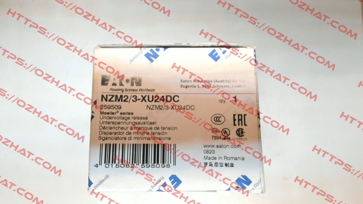 p/n: 259509, Type: NZM2/3-XU24DC Moeller (Eaton)