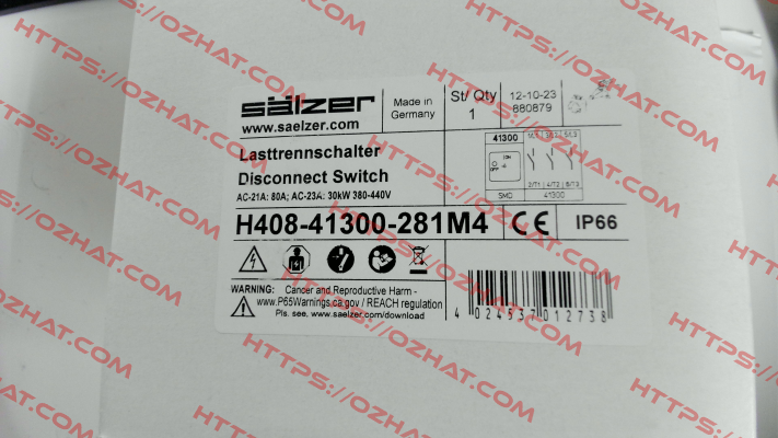 H408-41300-281M4 Salzer